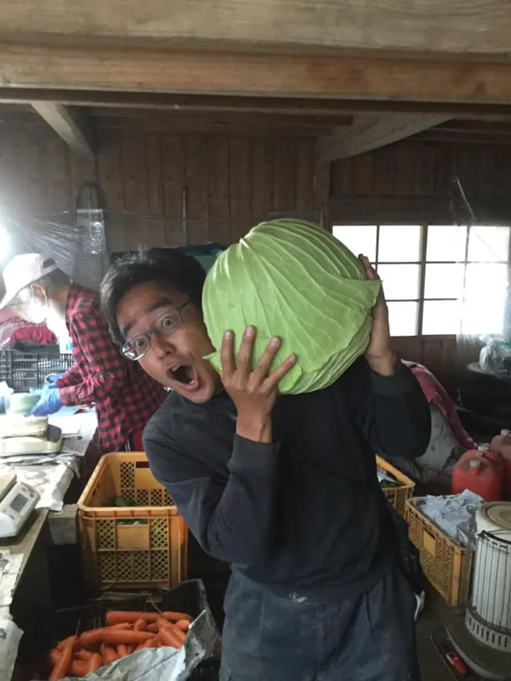 農園からの写真