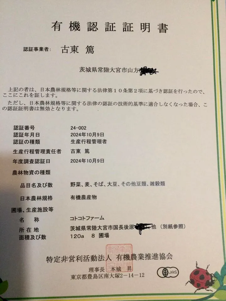 農園からの写真